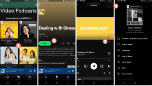 watch Spotify podcasts