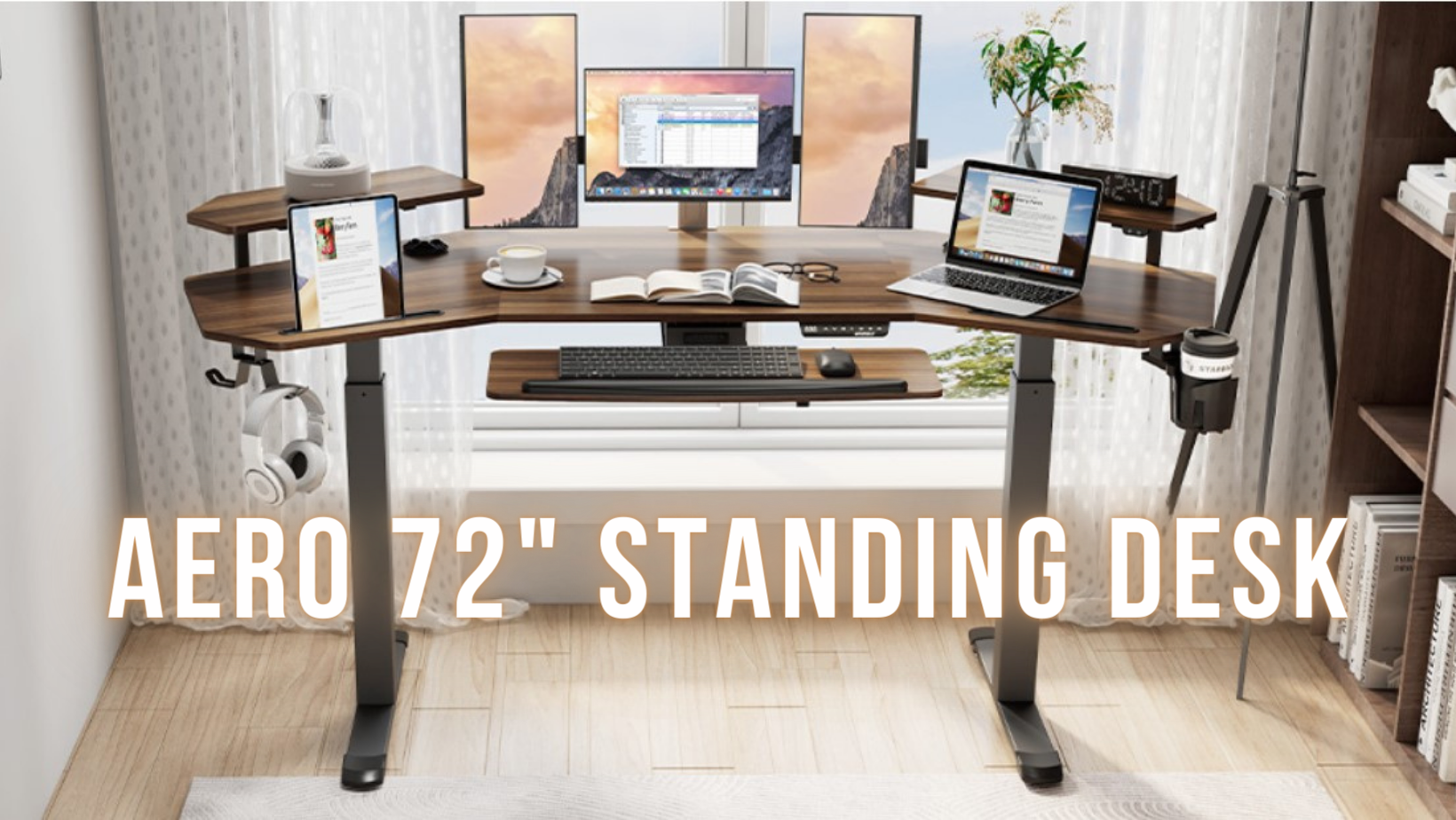 Aero 72 Standing Desk Black