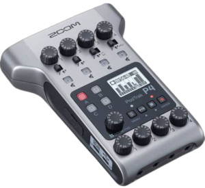 audio mixers zoom_podtrack_p4