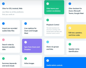 otter.ai features