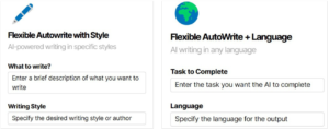 Flexible Autowrite 