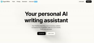 Hyperwrite personal AI writing assistant