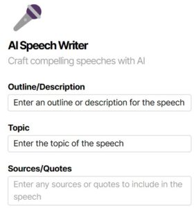 Hyyperwrite AI Speech Writer