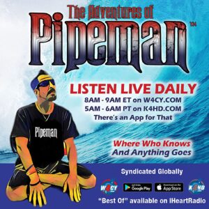 the adventures of pipeman podcast logo